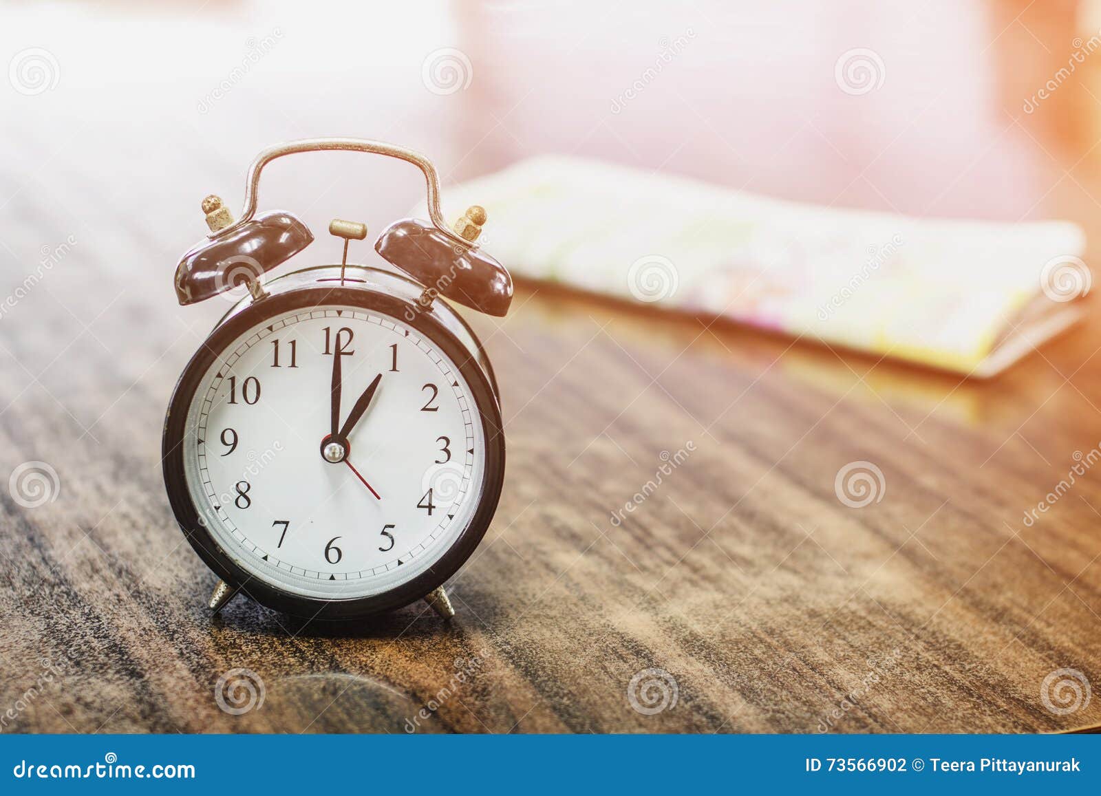 Clock and newspaper. stock photo. Image of read, library 73566902