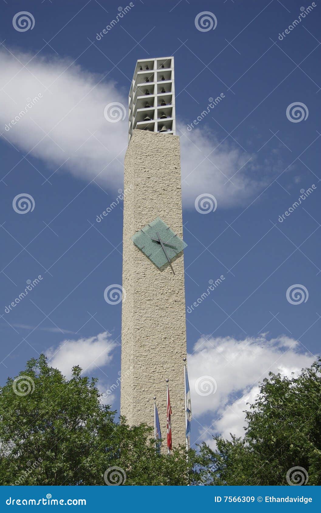Clock Tower stock image. Image of church, landmark, clock 7566309