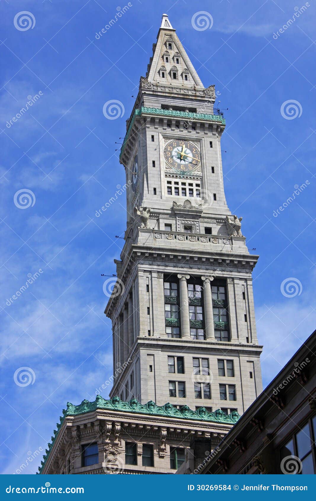 Tower in Boston stock photo. Image of urban, massachusetts 30269584