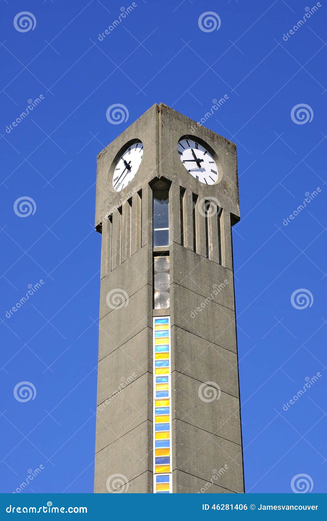 The Clock Tower on the Campus of the University of British Columbia