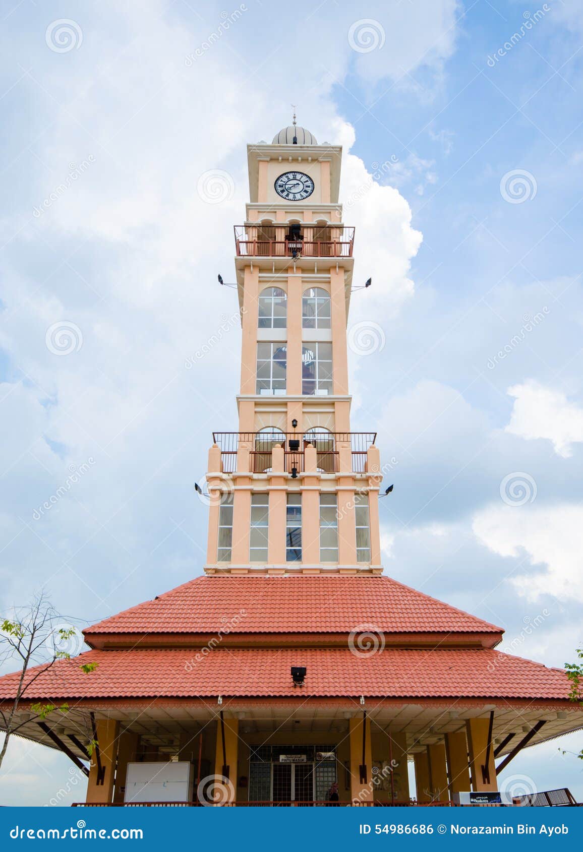 Clock Tower in Kelantan, Malaysia Stock Photo Image of city, culture
