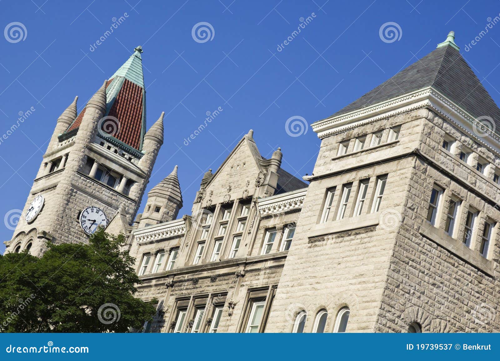 Clock Tower in Louisville stock image. Image of university 19739537