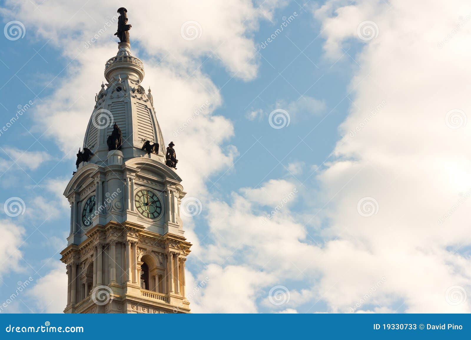 Clock Tower in Philadelphia Stock Image Image of philadelphia, penn