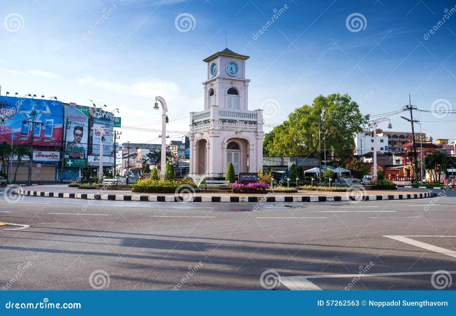 Clock Tower Phuket Old Town Editorial Stock Photo Image of tower