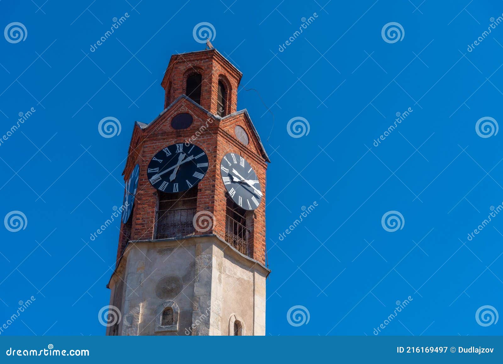 Clock Tower in Prishtina, Kosovo Stock Image Image of balkan, tower
