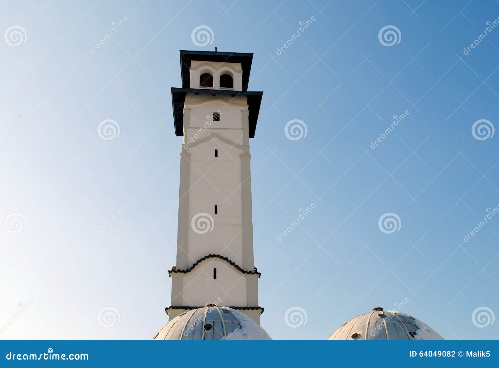 Clock tower, Prizren stock photo. Image of city, religion 64049082