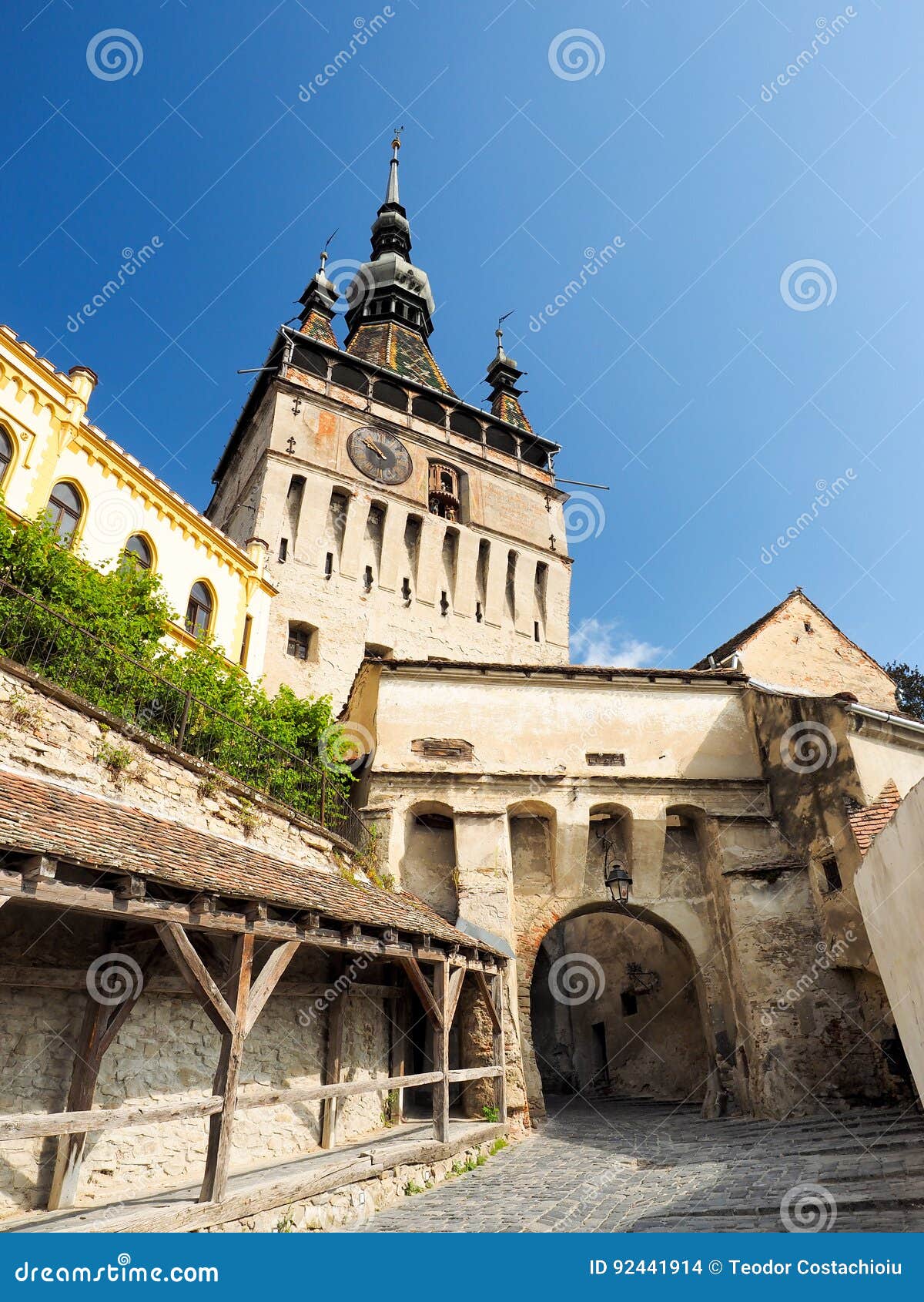 the clock tower in sighisoara