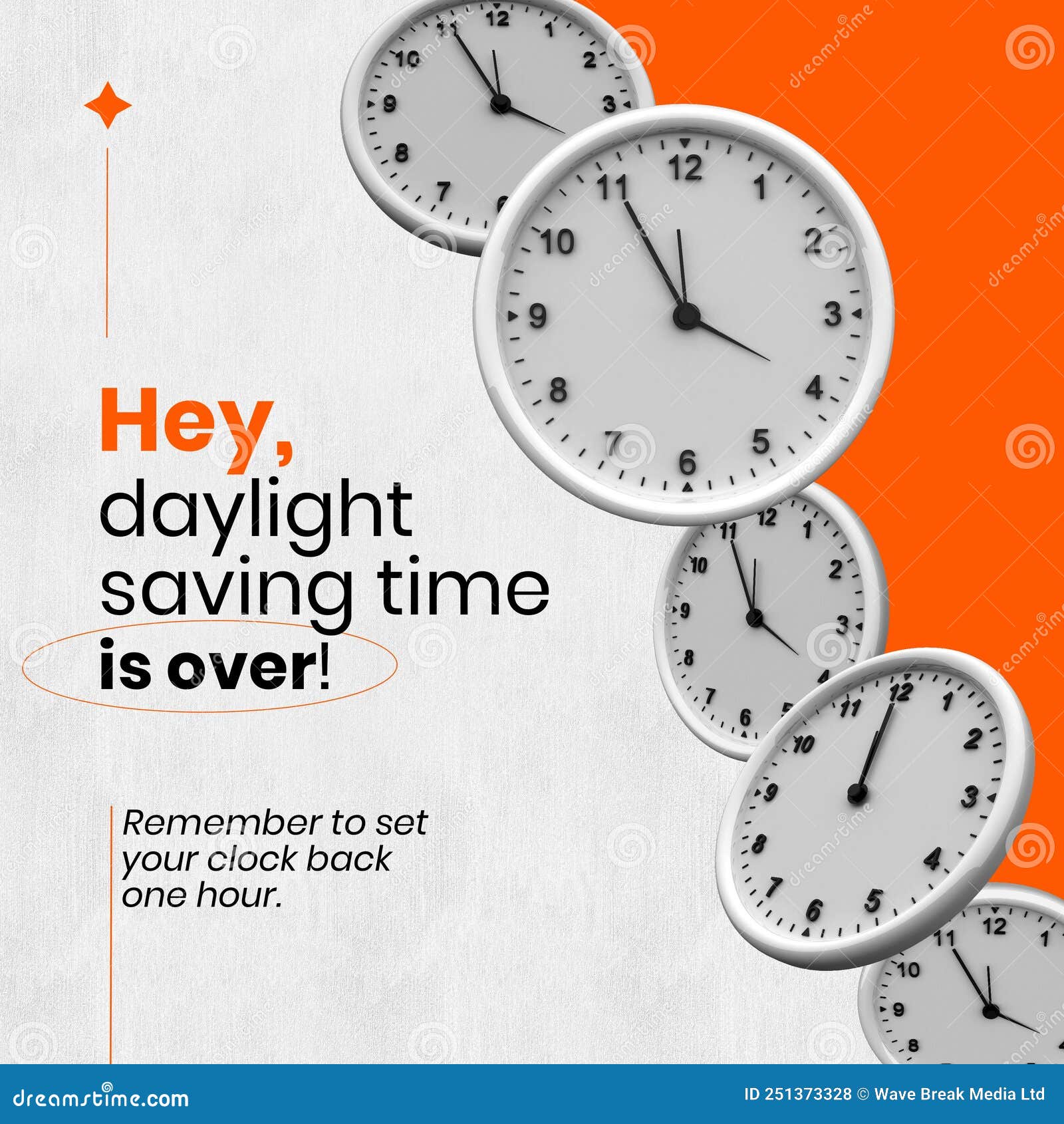Clocks and Hey Daylight Saving Time Ends is Over, Remember To Set Your