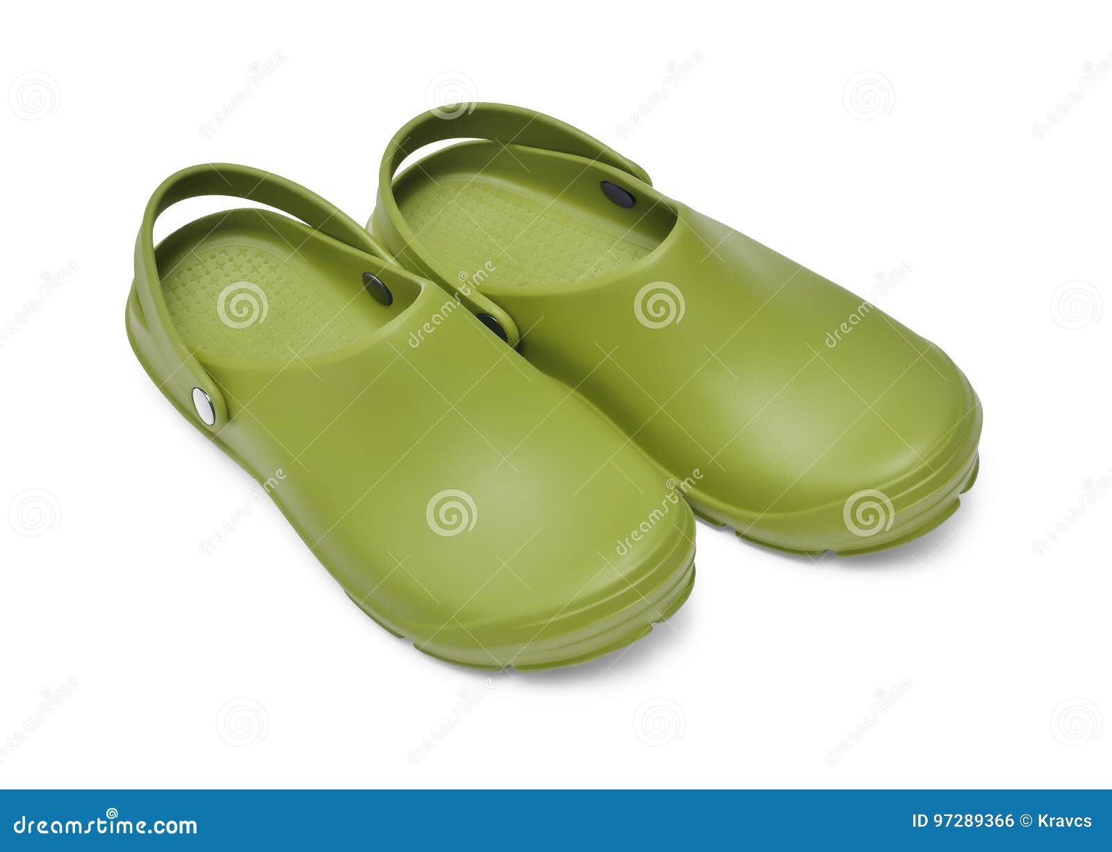 Crocs garden shoes green stock photo. Image of crocs 97289366