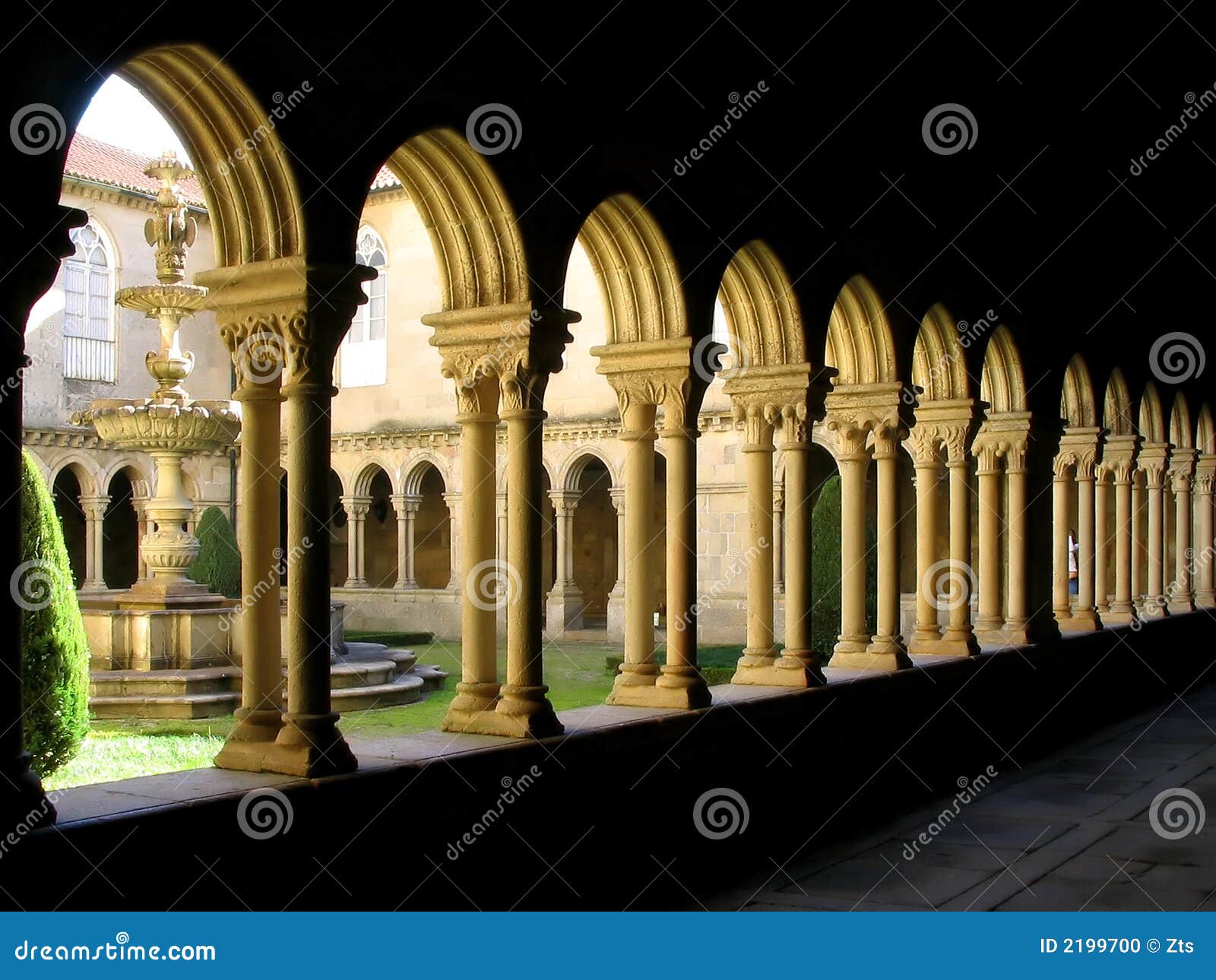 cloister detail, portugal