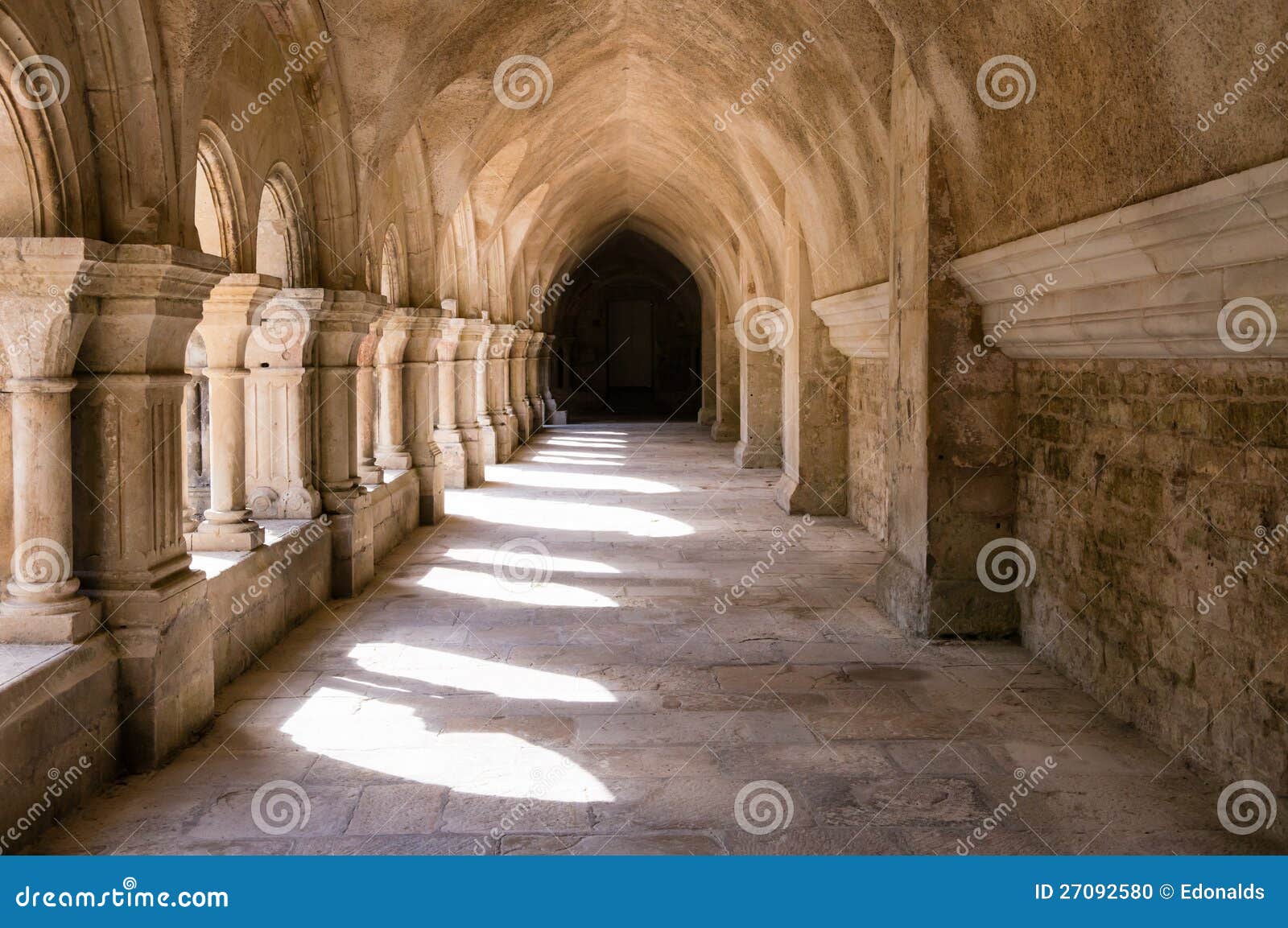 cloister at fontenay abbey