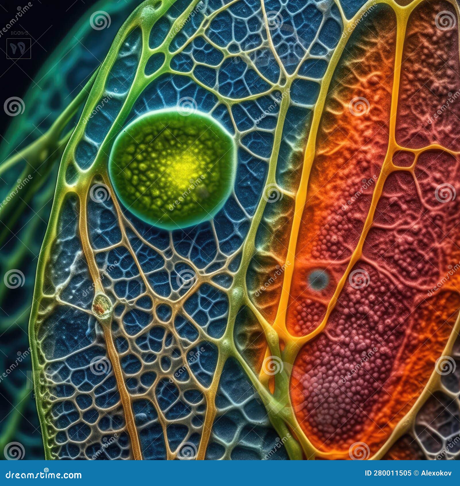 Cloroplasti Vivi in Una Cellula Vegetale : Una Vista Al Microscopio  Elettronico Ad Alta Risoluzione Per Materiali Didattici. Illustrazione di  Stock - Illustrazione di colori, biologia: 280011505