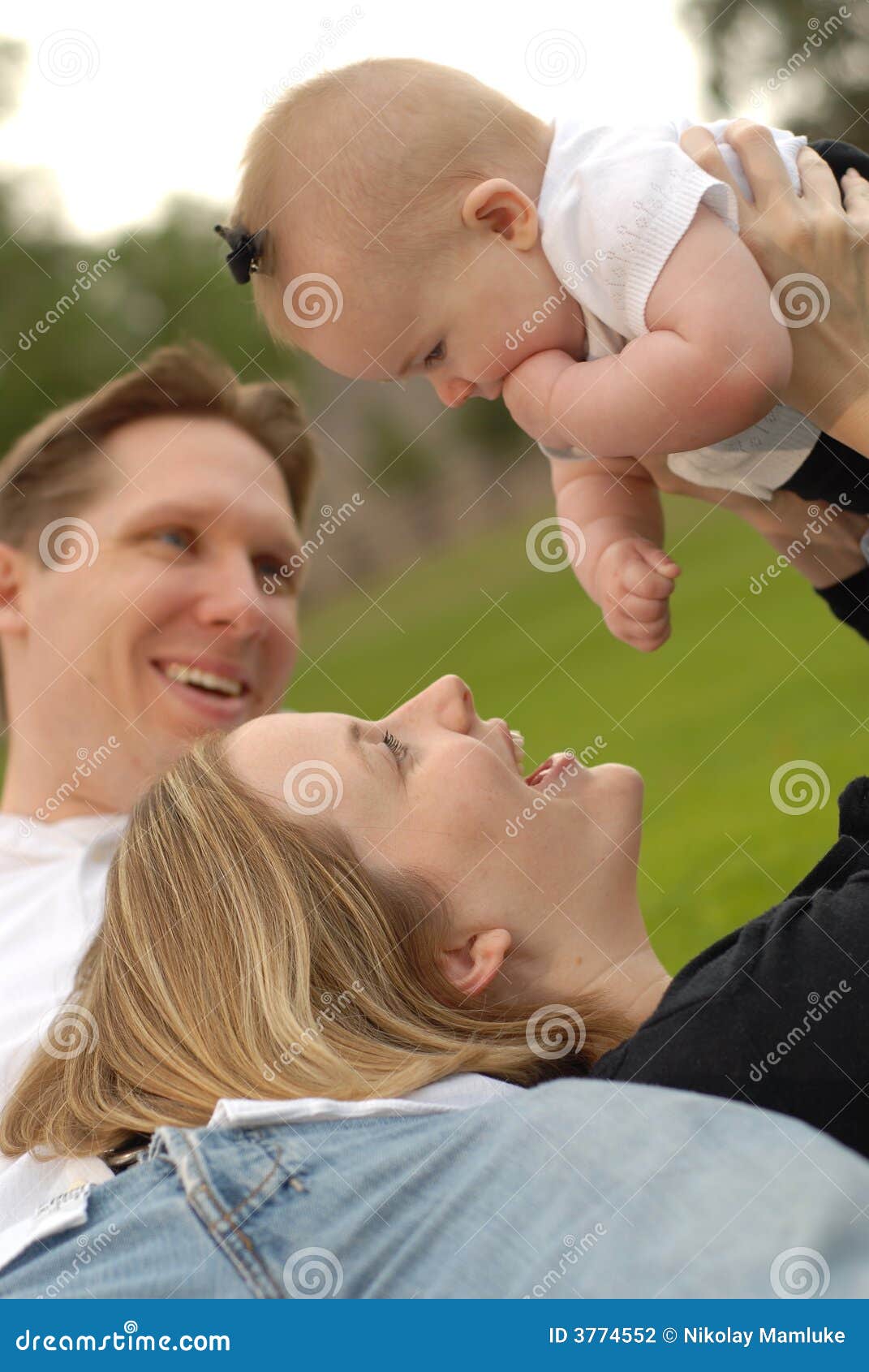 Close knit family stock photo. Image of calm, autumn, father 3774552
