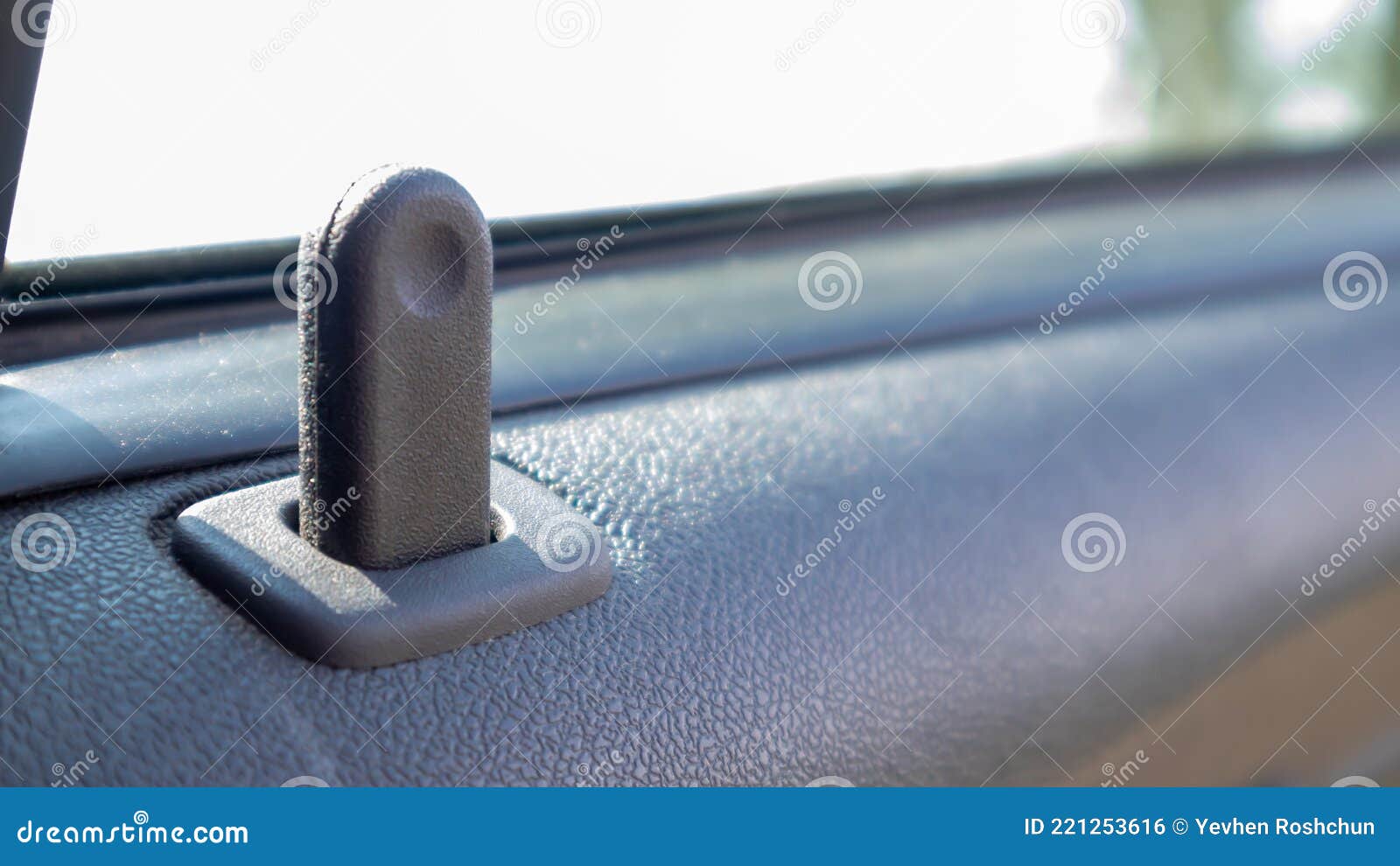 Close the Lock Button for the Interior Door of the Vehicle. Door Lock