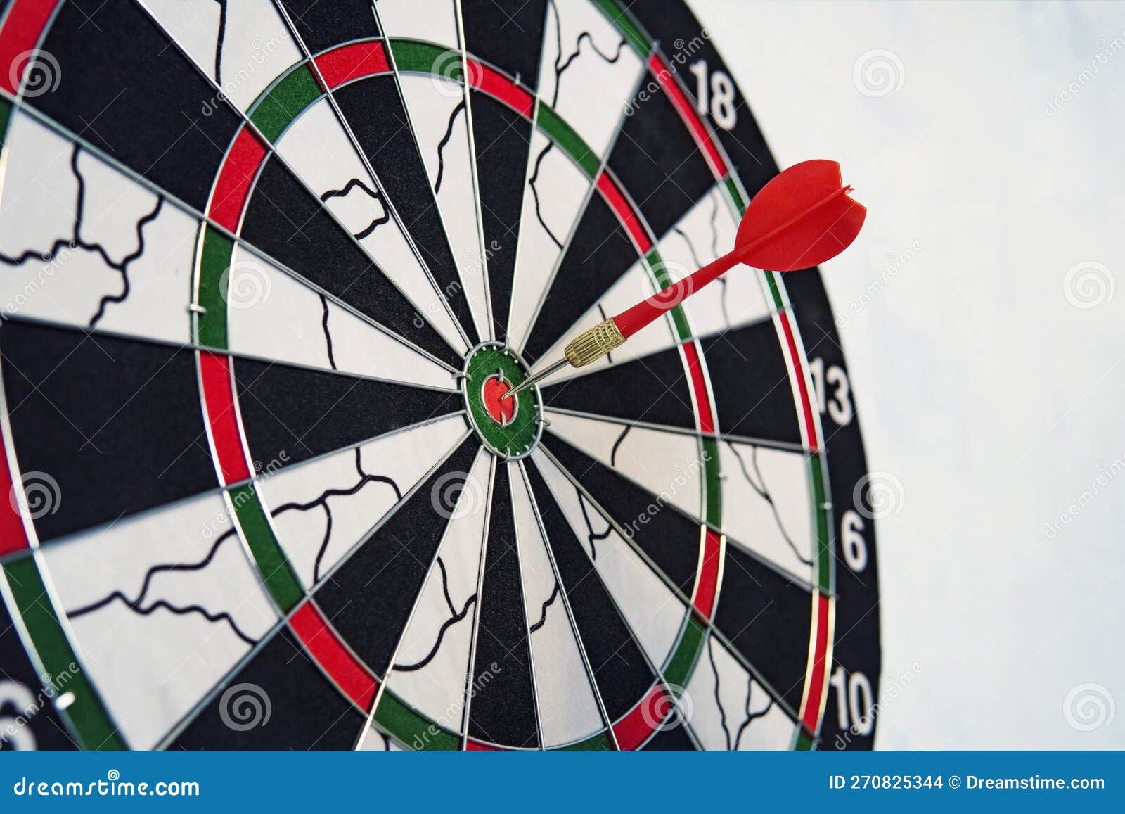 Close Red Dart on Board Right Frame. the Red Dart Hit the Target. Success Victory in the Competition Stock Photo - Image of perfect, aspiration: 270825344