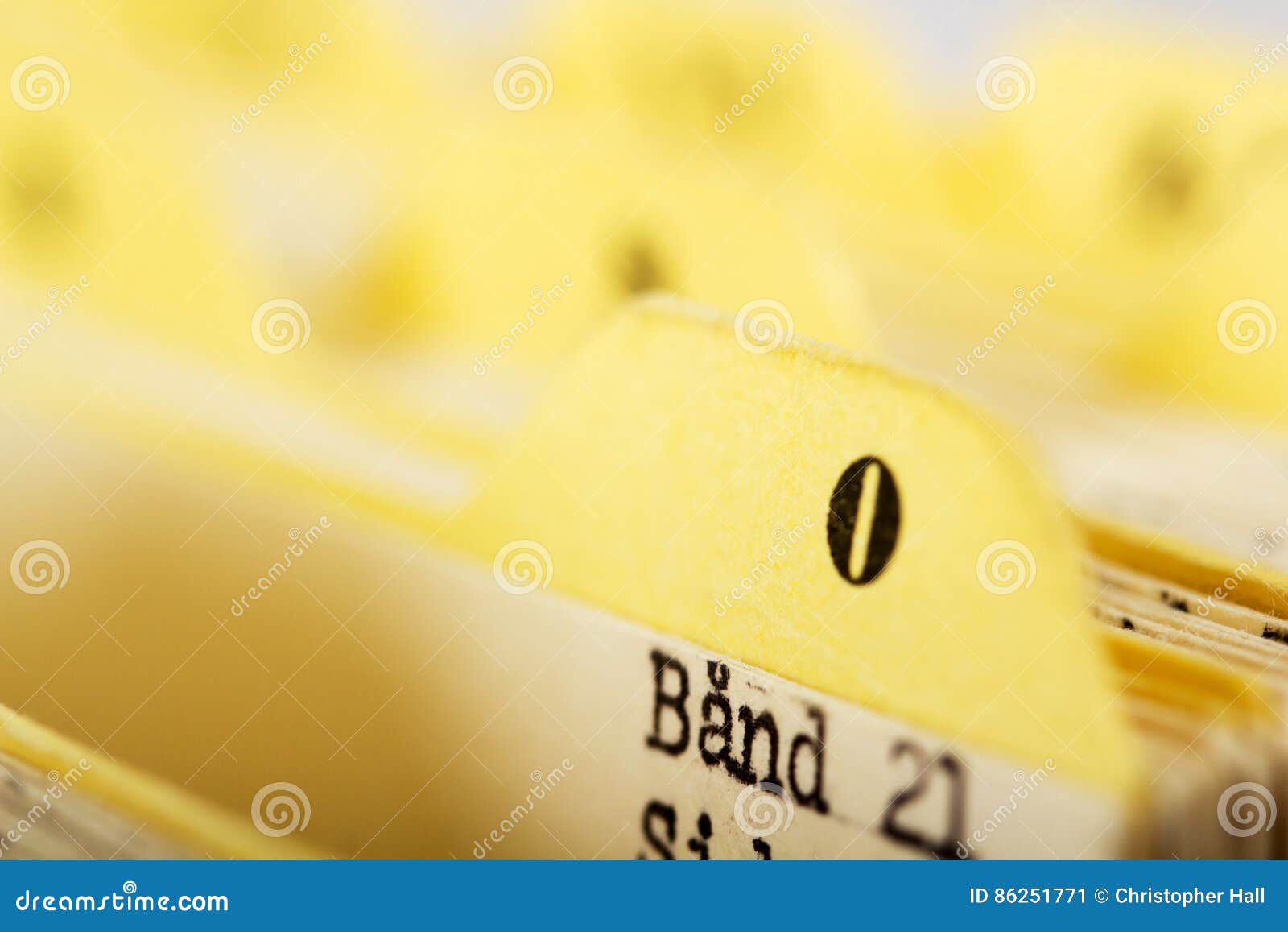 Close Up of Alphabetical Index Cards in Box Stock Image Image of card