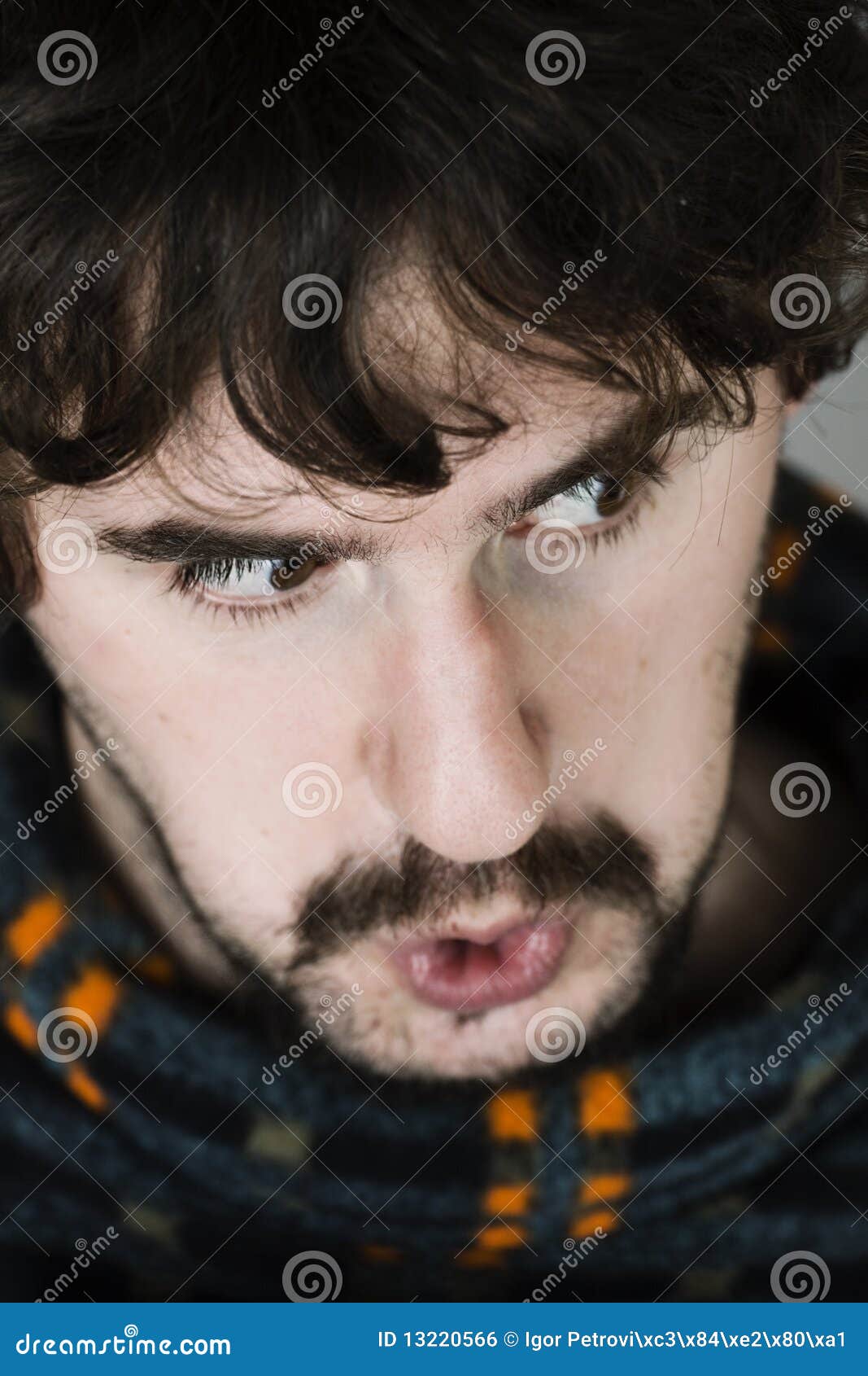 Close Up of Angry Young Man Stock Photo - Image of anger, beautiful ...