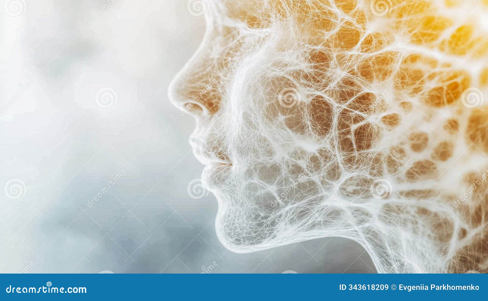 human brain and neural network concept for artificial intelligence 