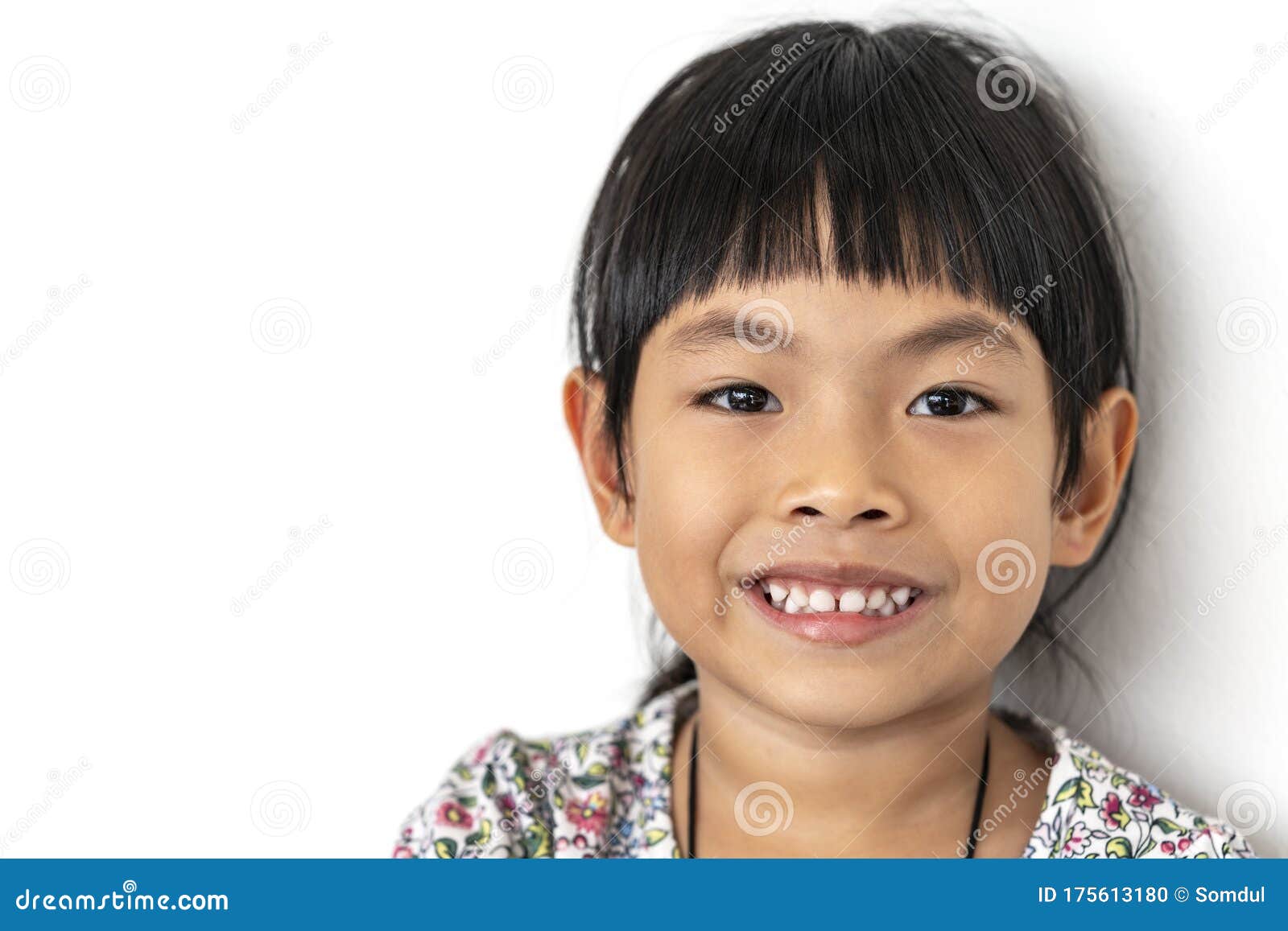 Close up Asian child girl stock photo. Image of lifestyle - 175613180