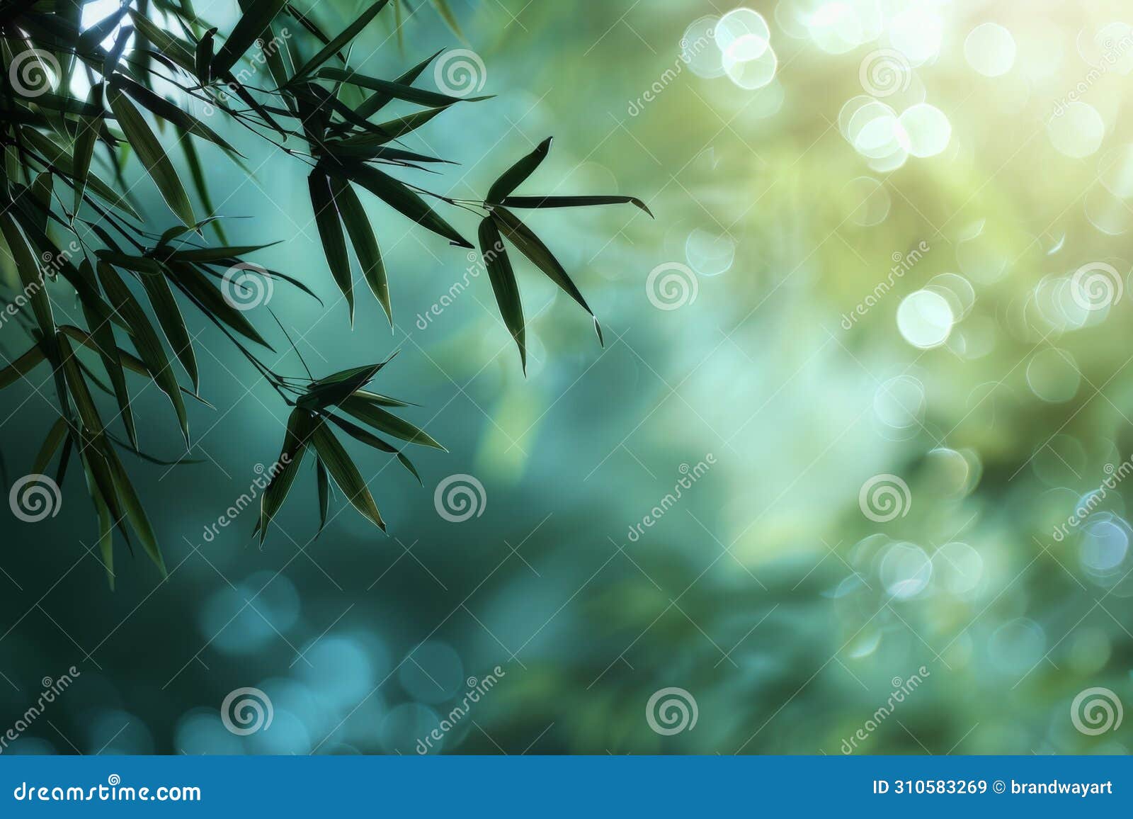 close up of bamboo tree branch