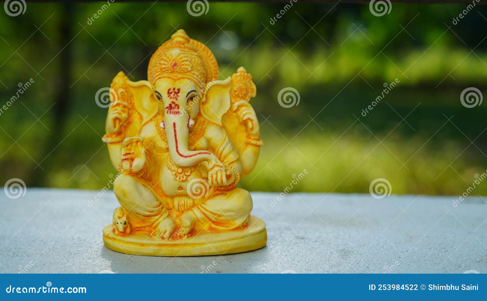 Close Up of Beautiful Ganesha Idol. Ganesh Chaturthi is a Hindu ...