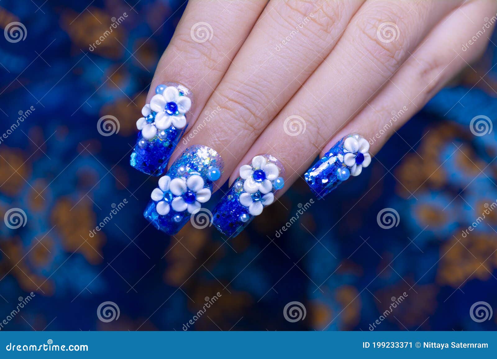 Blue Mix Hologram Chunky glitter for Resin crafts, Glitter for nail art,  body, makeup, hair, face | Luxy Kraft