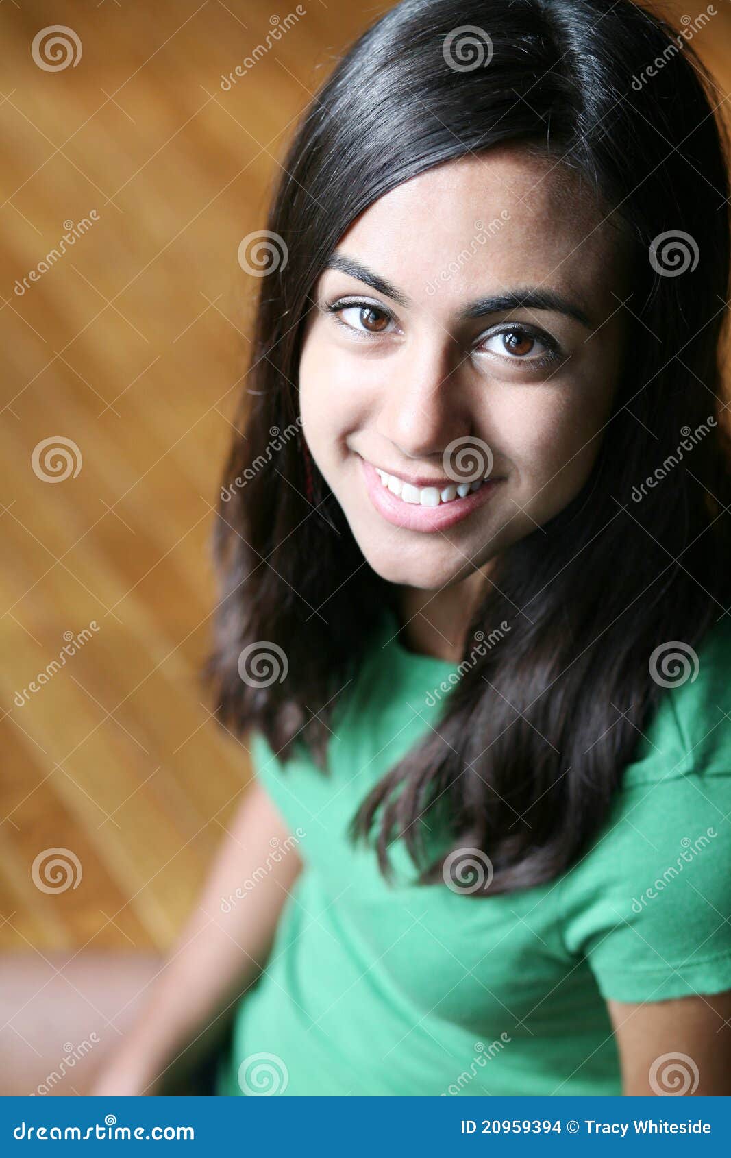 Close Up of Beautiful Young Indian Girl Stock Photo - Image of fashion,  model: 20959394