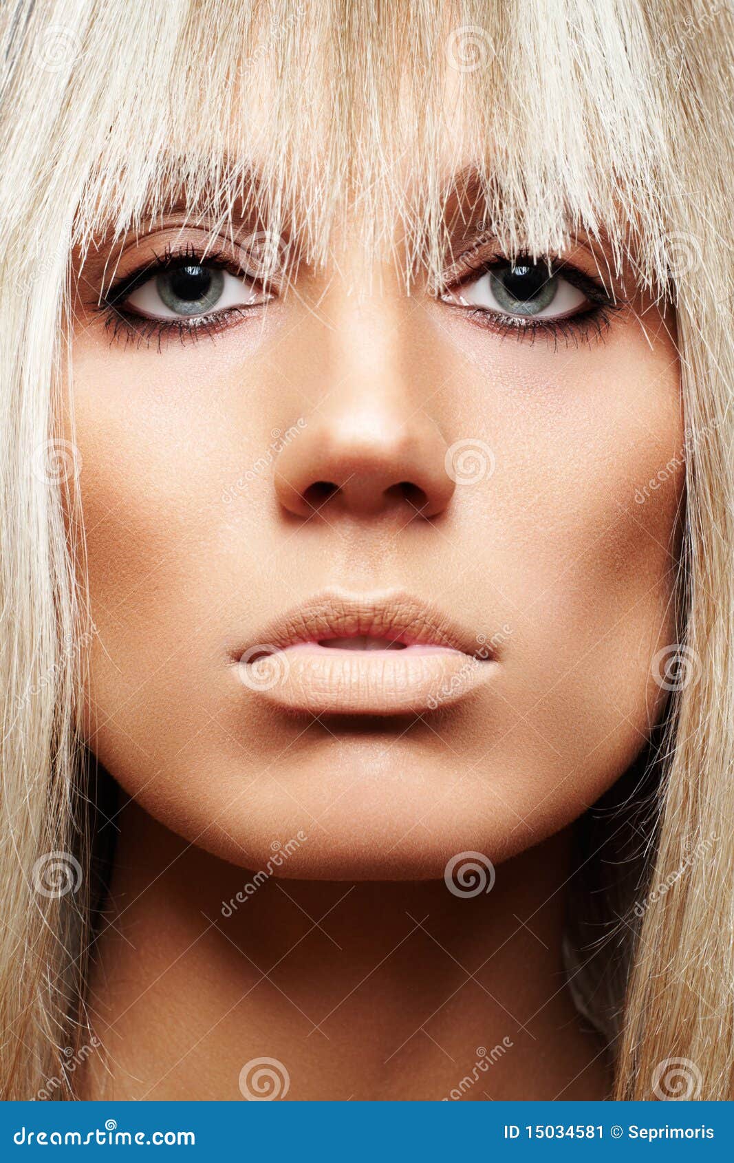 Brown eyes blonde hair makeup 3 women