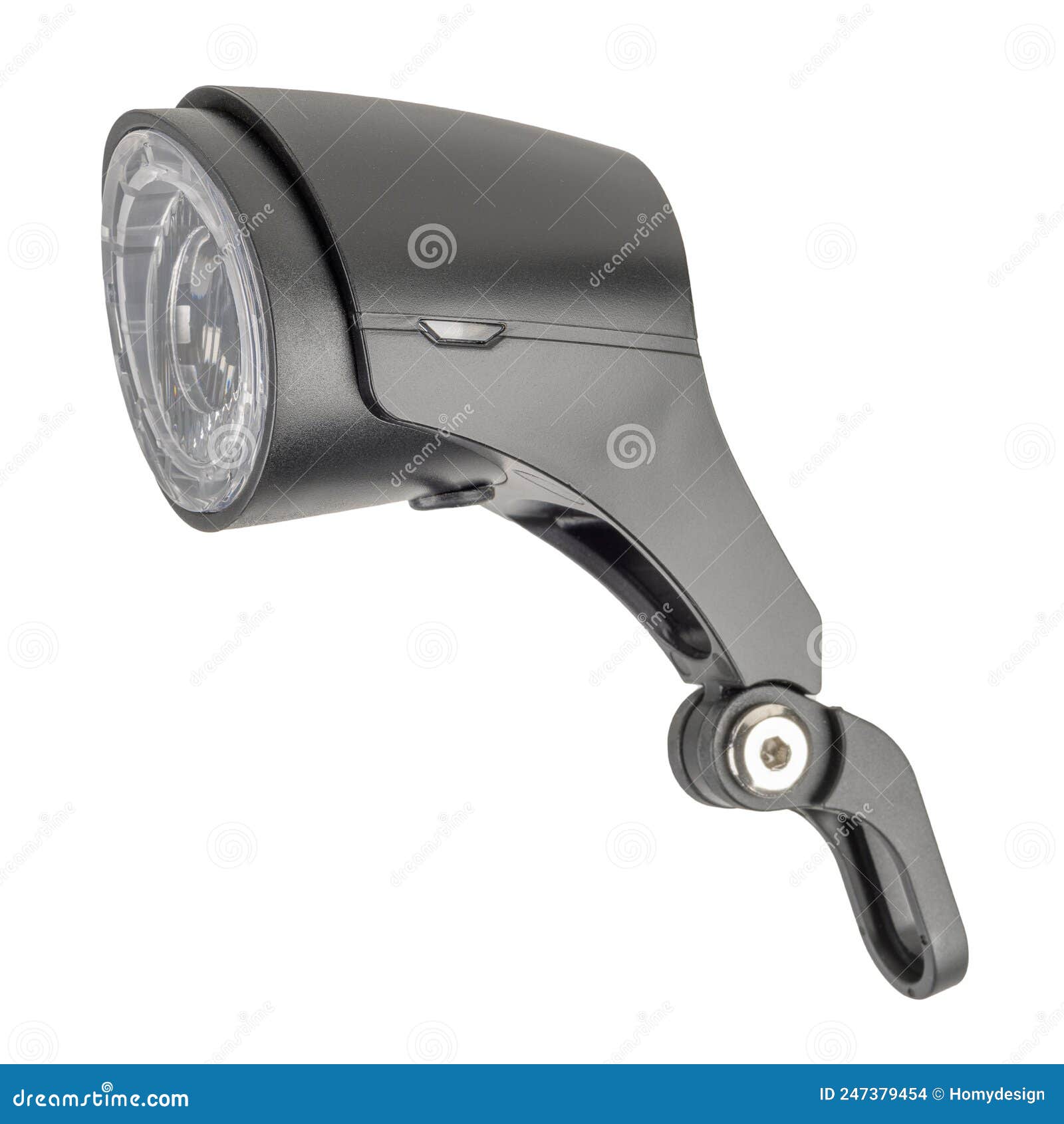 Bicycle headlight stock photo. Image of lamp, isolated 247379454