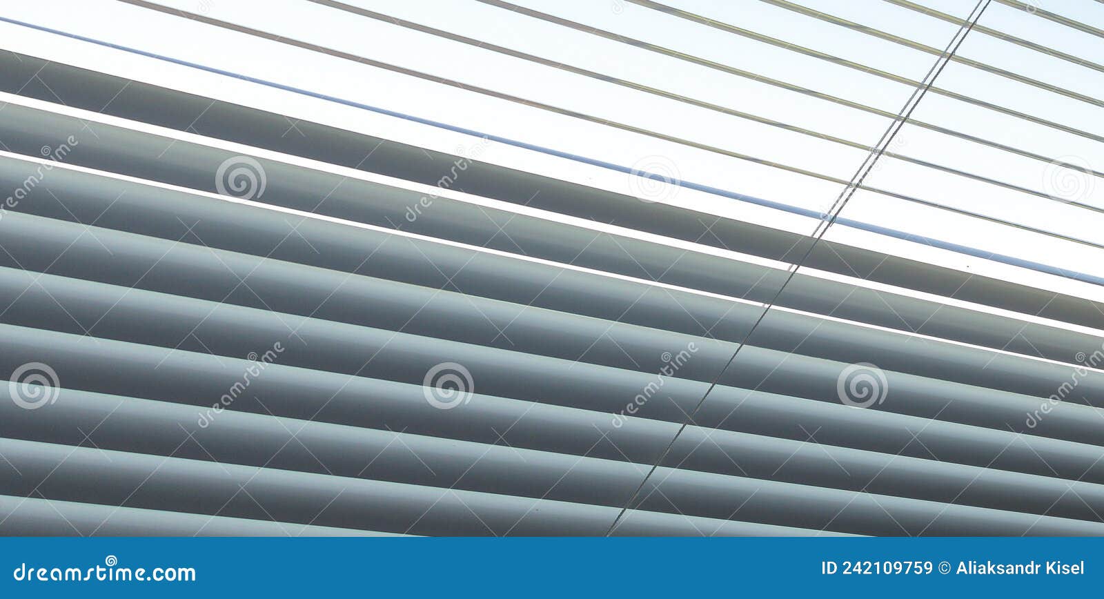 Close Up Louvers , Shade, Blind Or Shutters Background . Aluminum