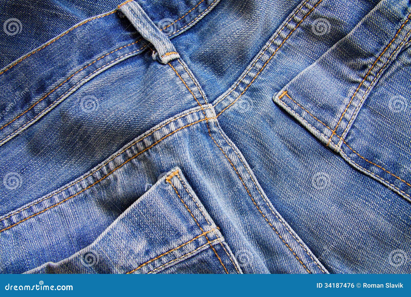 Close up of blue jeans stock photo. Image of garment - 34187476