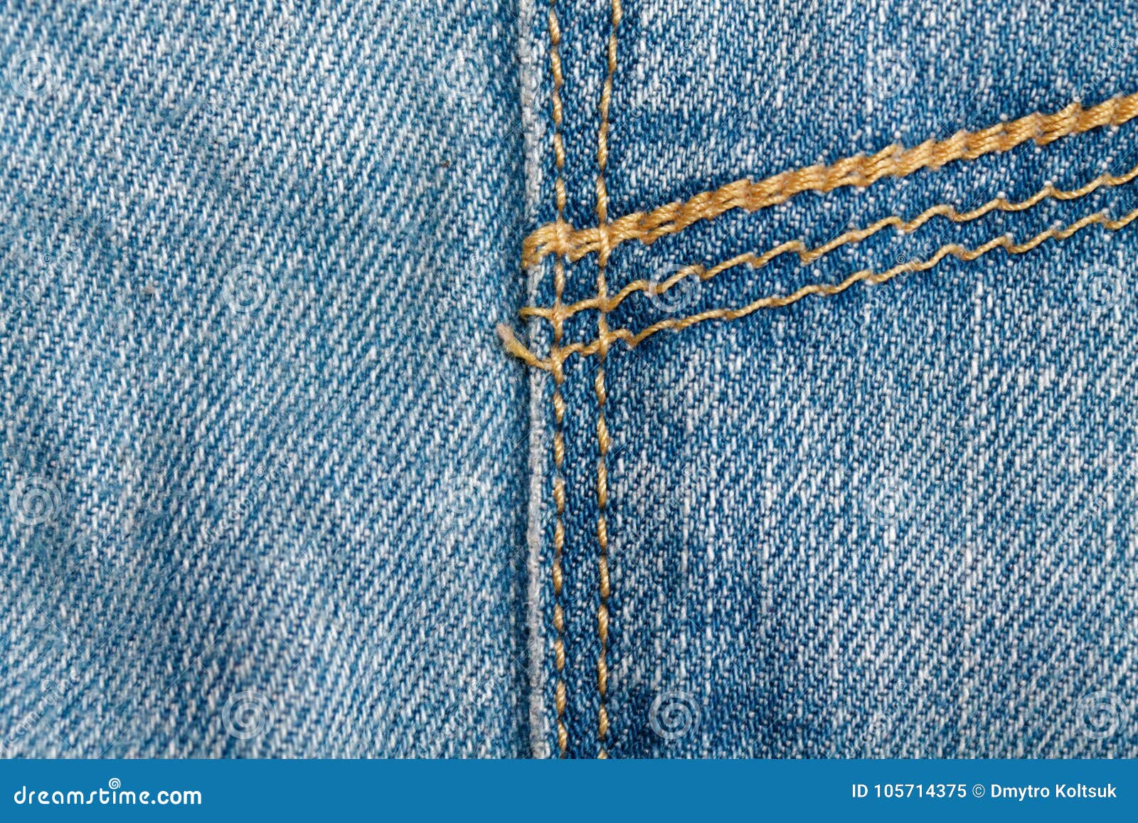 Close-up of Blue Jeans Seam, Denim Texture, Macro Background for Web ...