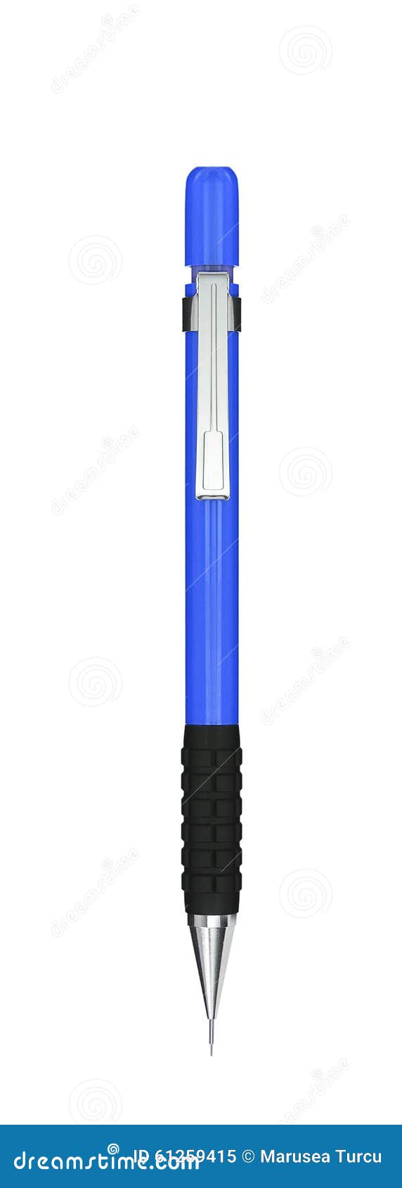 Close Up of Blue Pen Isolated Stock Image Image of isolated, writer