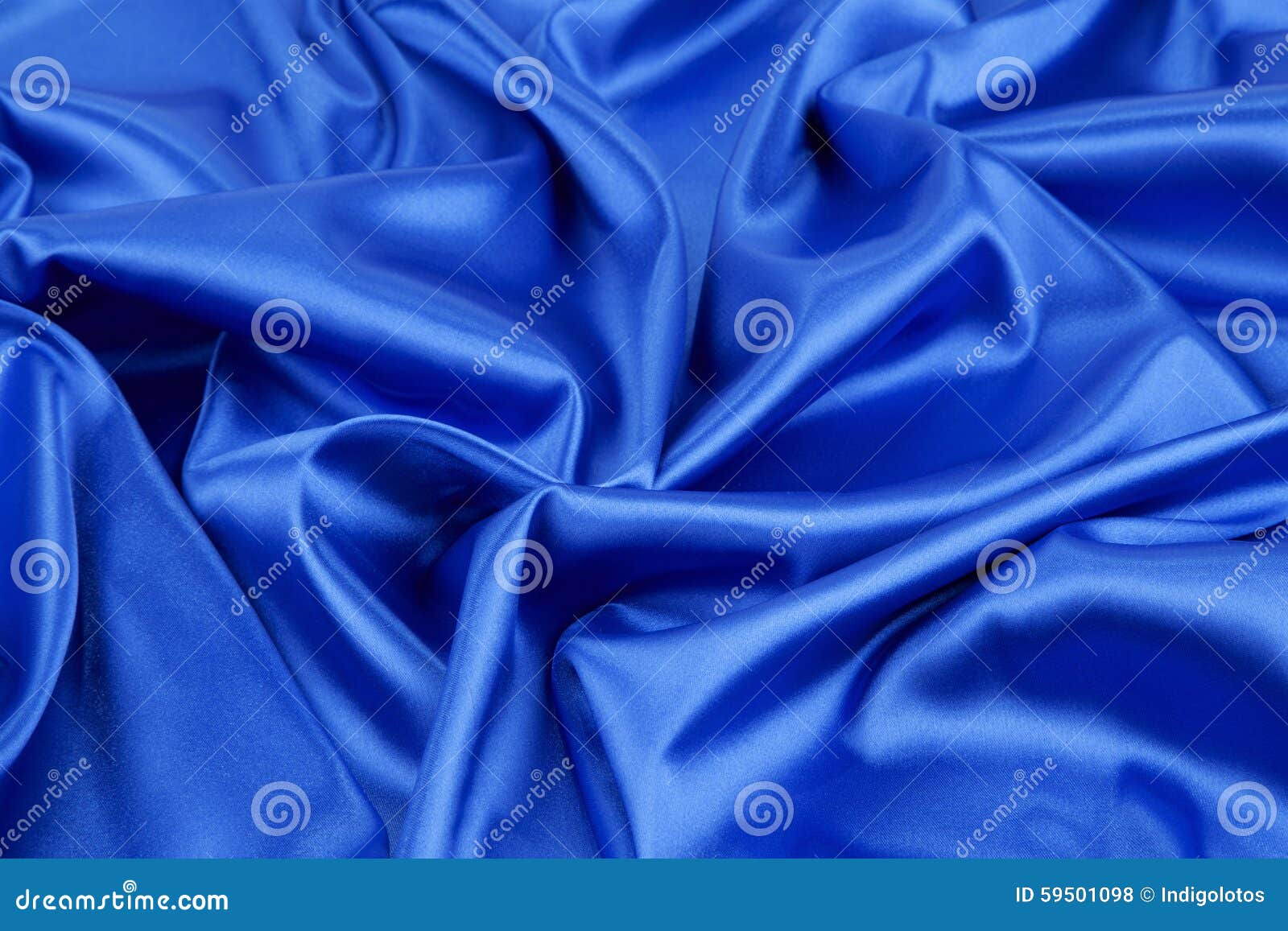 Blue silk cloth texture close up. Stock Photo by indigolotos