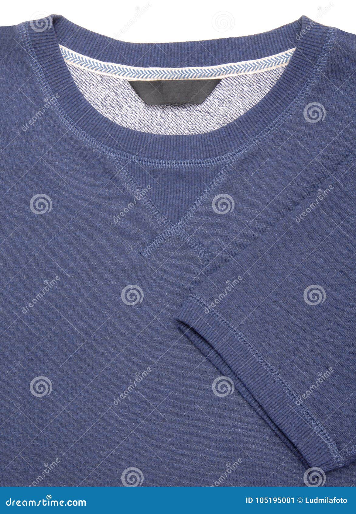 Close-up of Blue Tee-shirt, Short Sleeve T-shirt, Stock Image - Image ...