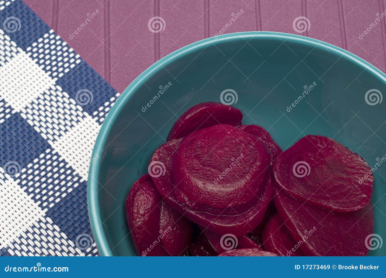 Close Up of Bowl of Canned Beets Stock Image Image of preserved