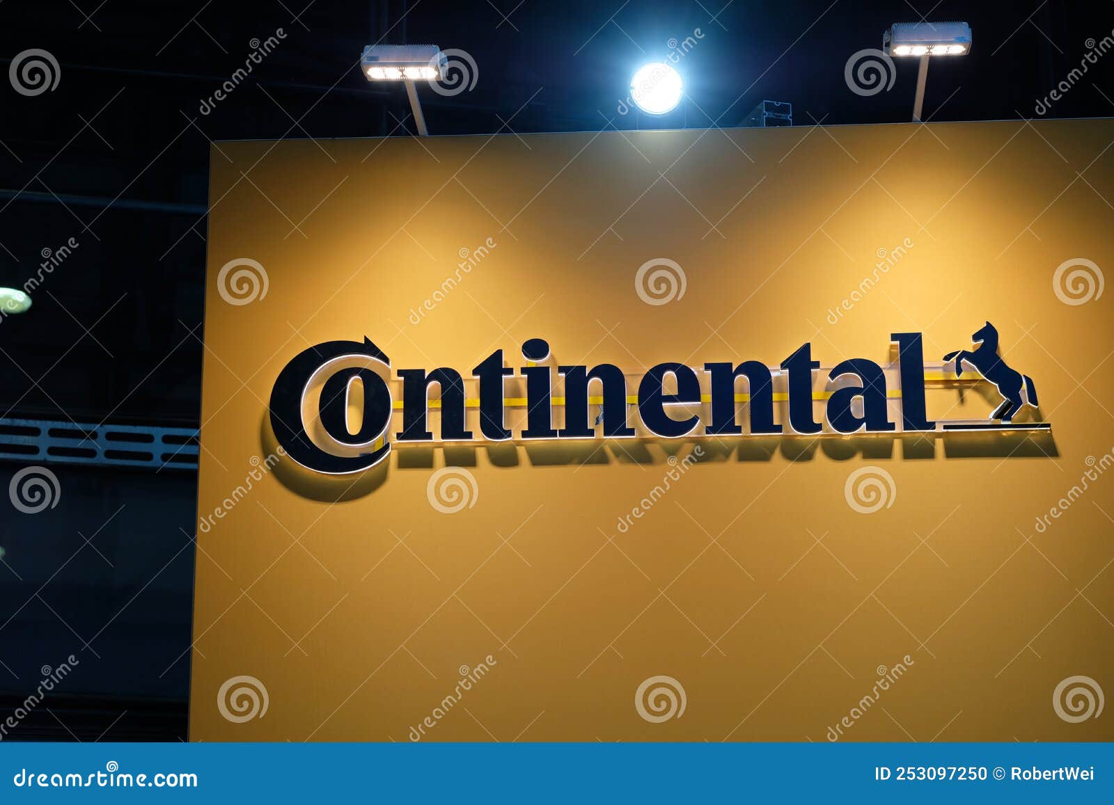 Close Up Brand Logo of Continental Automotive Editorial Image