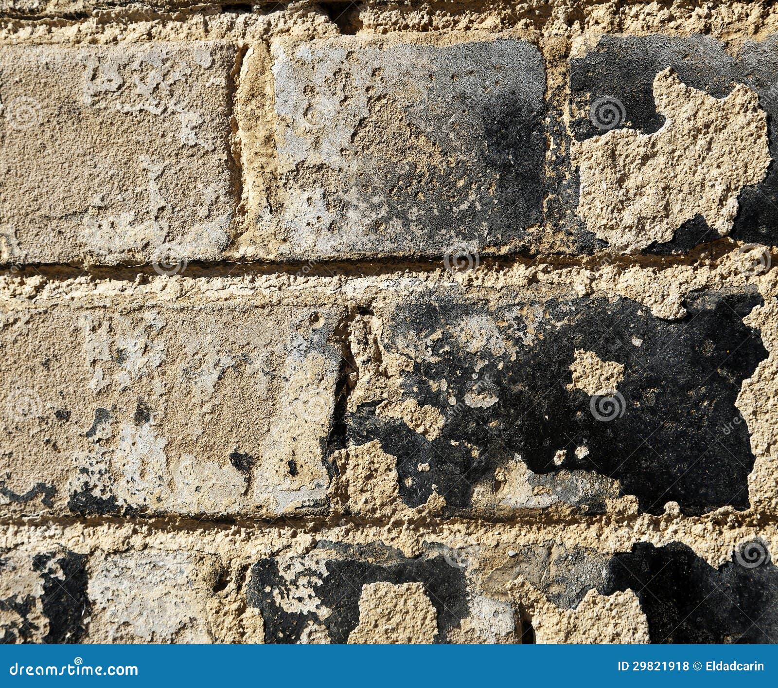 Rugged Brick Wall - Close Up Stock Photo - Image of pattern, solid