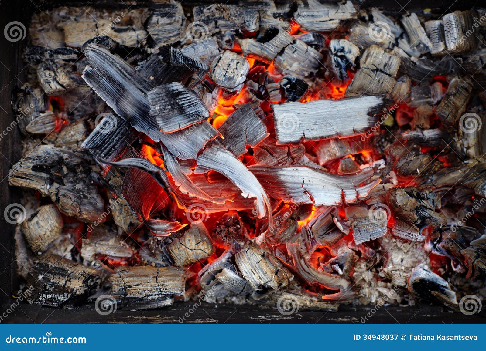 Closeup of Burning Charcoal Stock Image Image of glowing, background