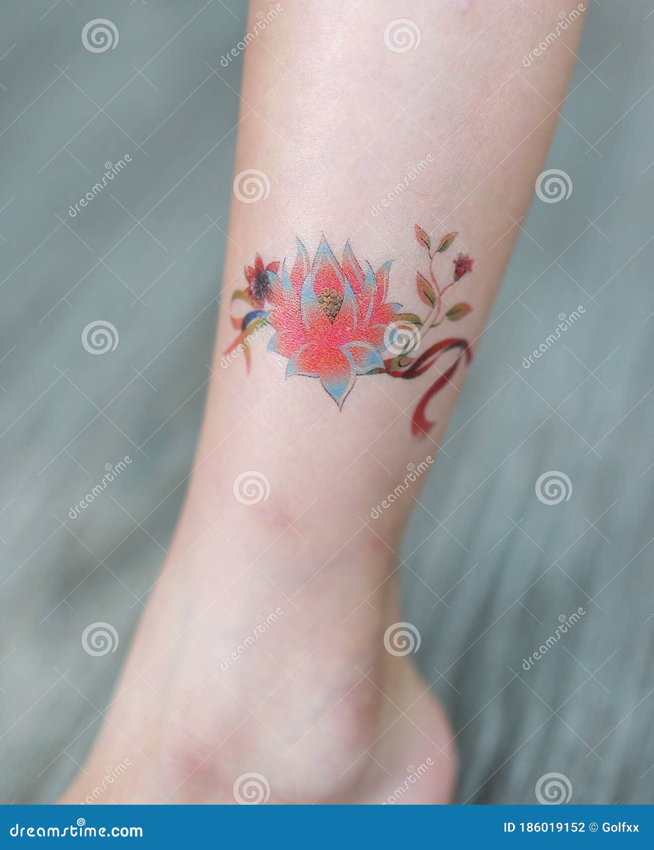 Ankle tattoos for women beautiful and feminine design ideas