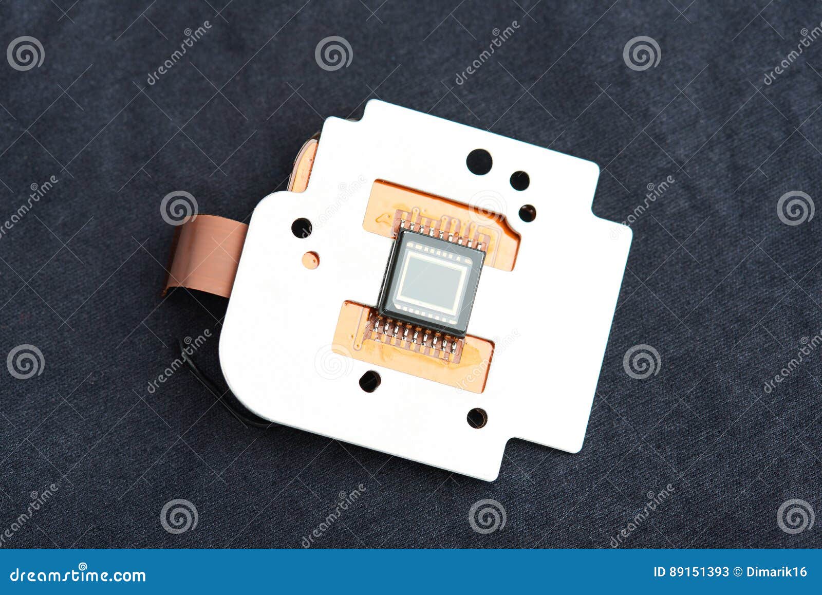 Closeup of Camera Sensor Chip Stock Image Image of colorful, chips