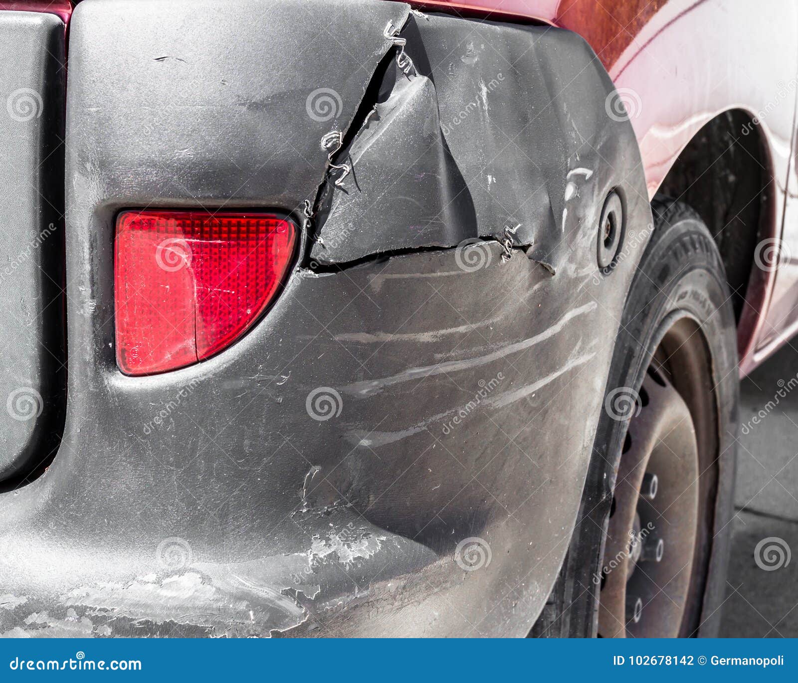 Bodywork damage stock photo. Image of work, scrap, insurance 102678142