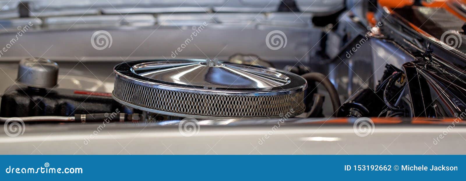 Close Up of Carburettor of Classic Car Stock Photo Image of filter