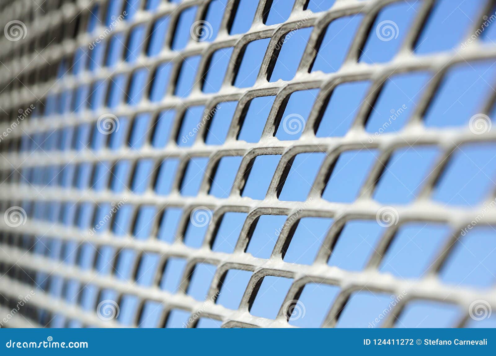 Close Up Chain Fence. Metal Mesh . Selective Focus Stock Photo - Image ...
