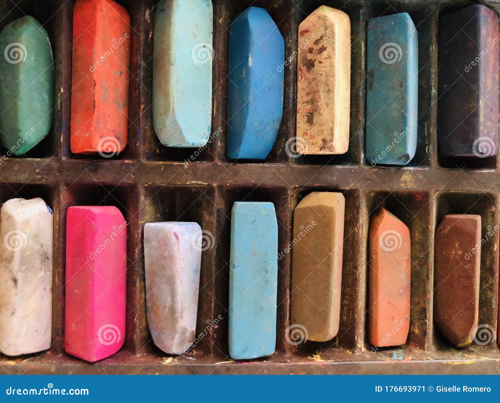 Close up chalk pastel stock image. Image of designasset 176693971