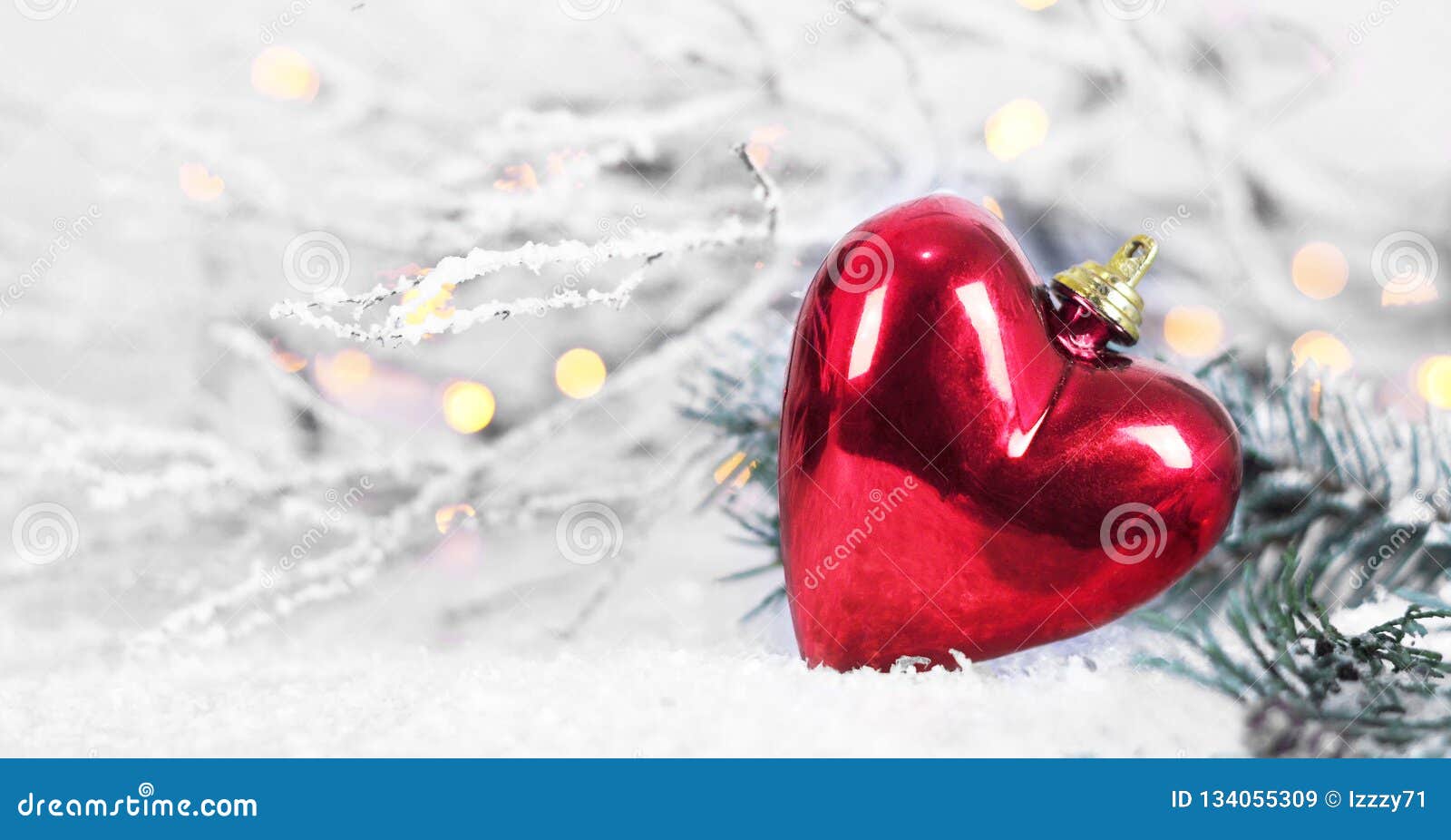 aloiness Christmas Ornament Heart Shape Design Hanging Pendent Xmas Decoration 