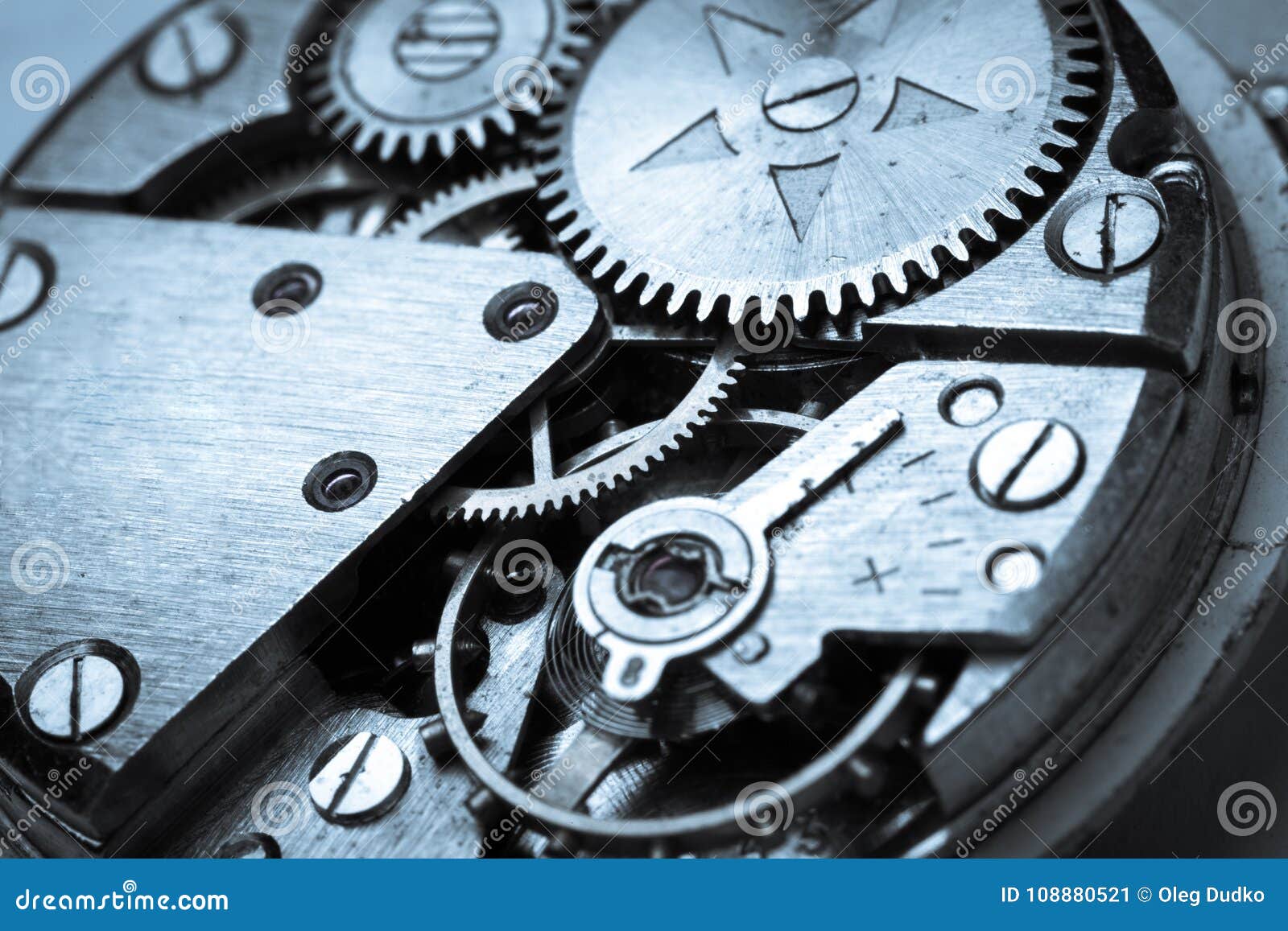 Clock Mechanism Closeup View, Clockwork Stock Image Image of detail, antique 108880521