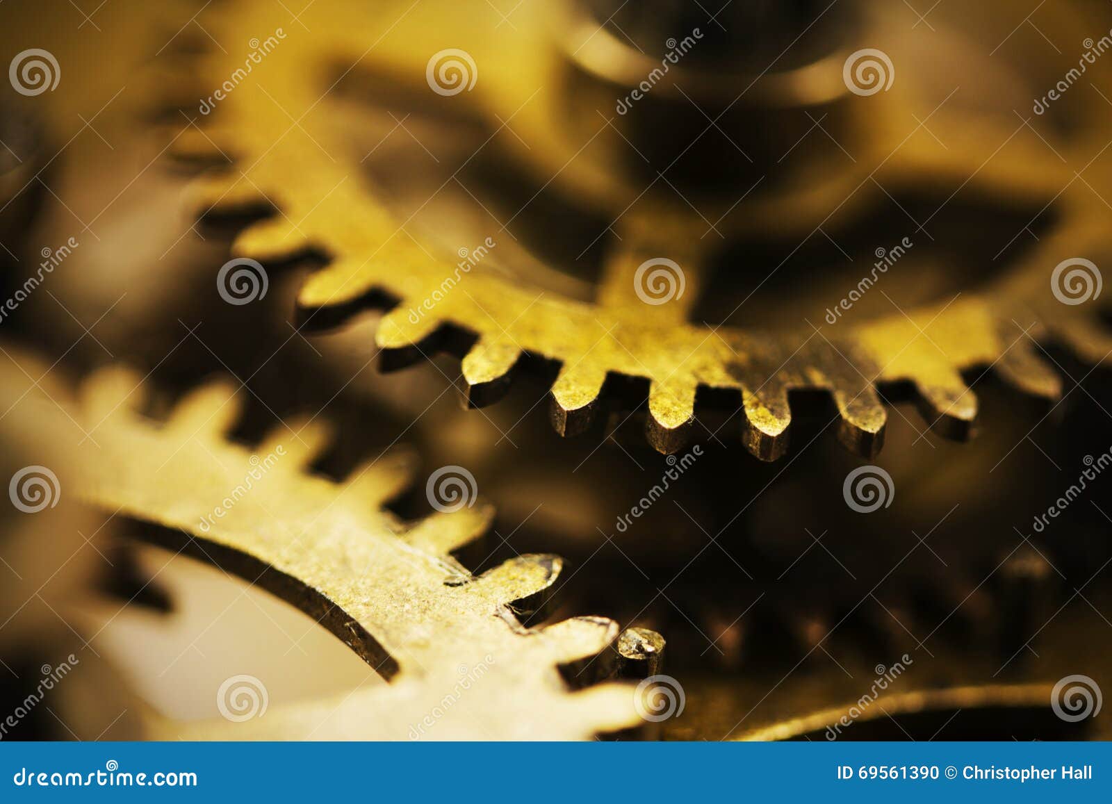 Close Up of Cogs Inside a Clock Stock Photo Image of equipment