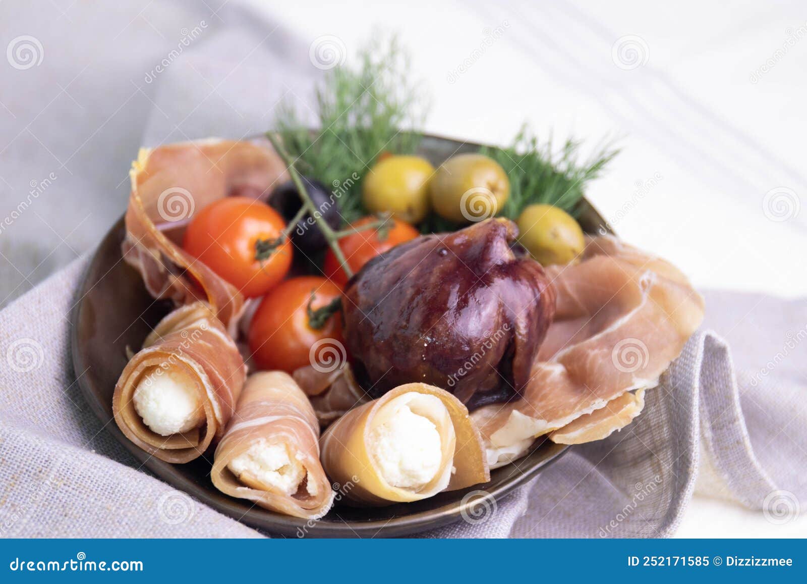 Close Up Cold Cut Platter and Cheese Stock Image Image of meat