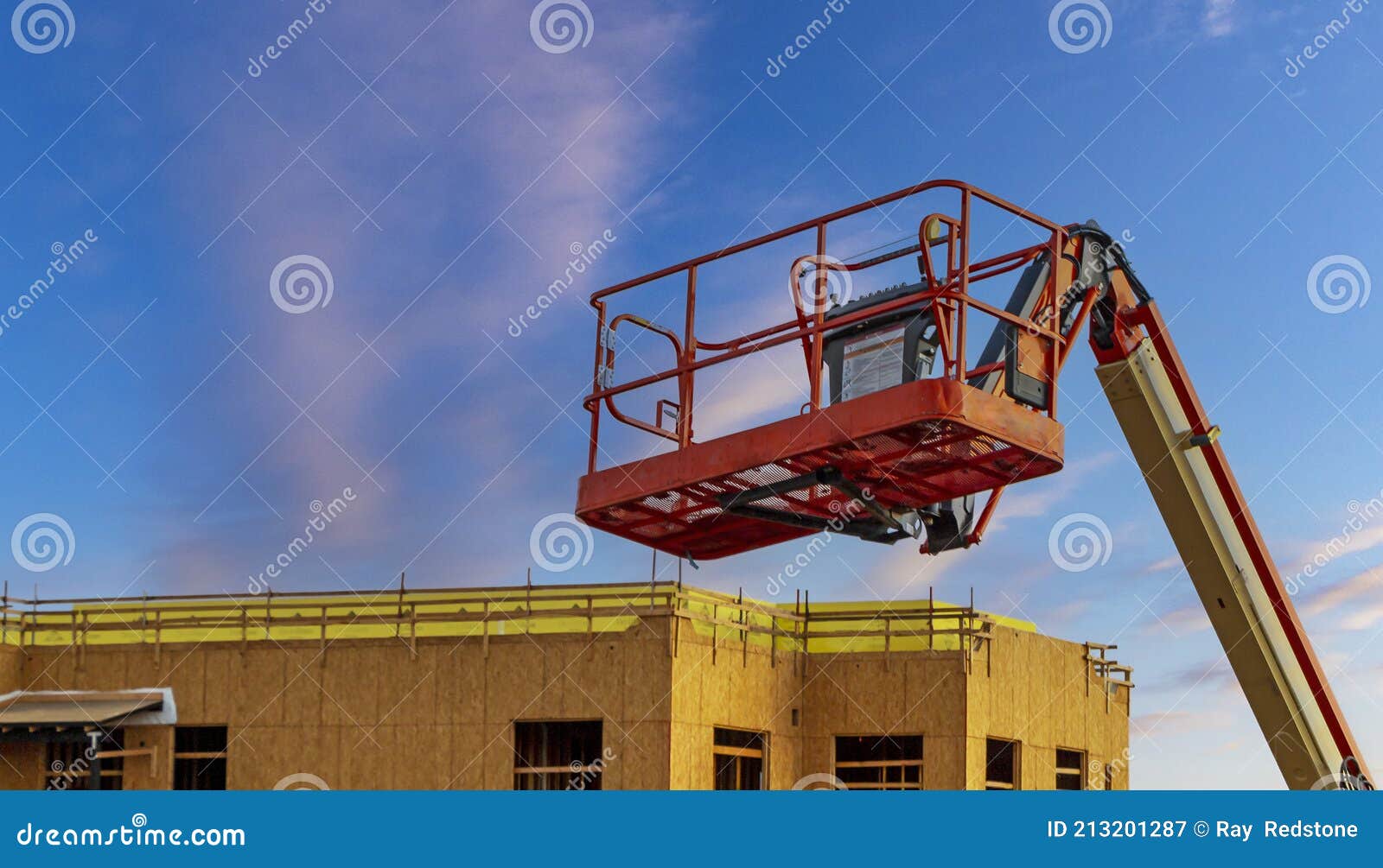 Close Up of Construction Lift or Crane in Arizona Stock Image Image
